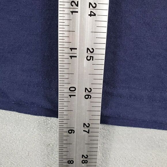 Under Armour Shirt Mens Small Blue Heat Gear Relaxed Fit Classic Short Sleeve - Picture 2 of 8